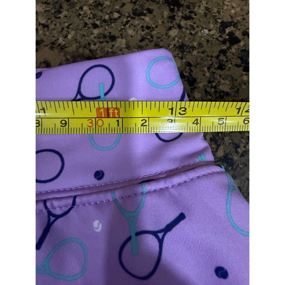 Prince‎ Girls Purple Tennis Racket Print Athletic Skort Size L 14 - Picture 6 of 7